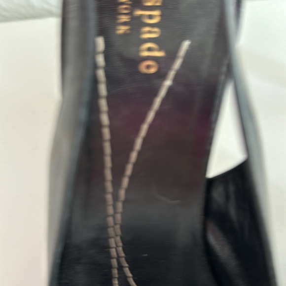 Kate Spade black slingback pumps, gorgeous 8.5 B - Picture 5 of 13
